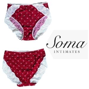NWOT SOMA Geo High leg briefs